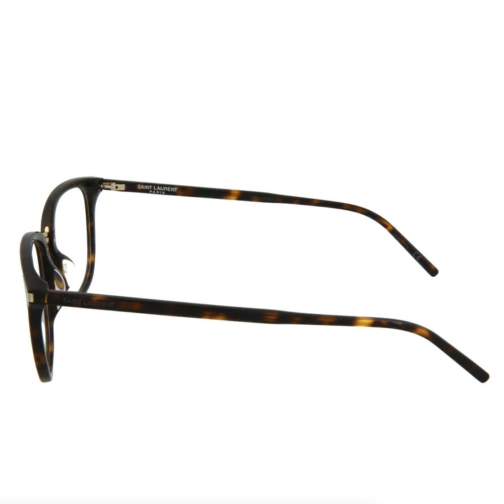 Saint Laurent Havana Brown Square Eyeglasses! - Picture 3 of 4